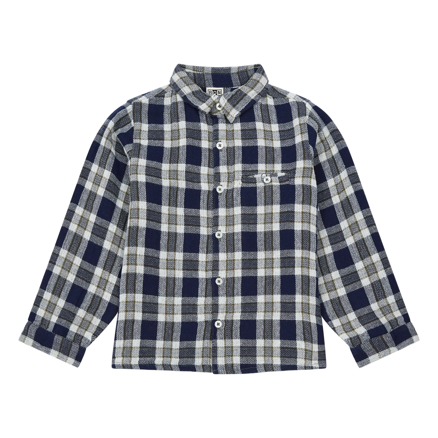 New ❤️ Georges Cotton Muslin Shirt Navy blue Bonton Fashion Children ❤️ 1 New ❤️ Georges Cotton Muslin Shirt Navy blue Bonton Fashion Children ❤️