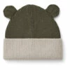 Hot Sale 🛒 Gina Two-Tone Organic Cotton Beanie Khaki Liewood Fashion Baby, Children 🎁