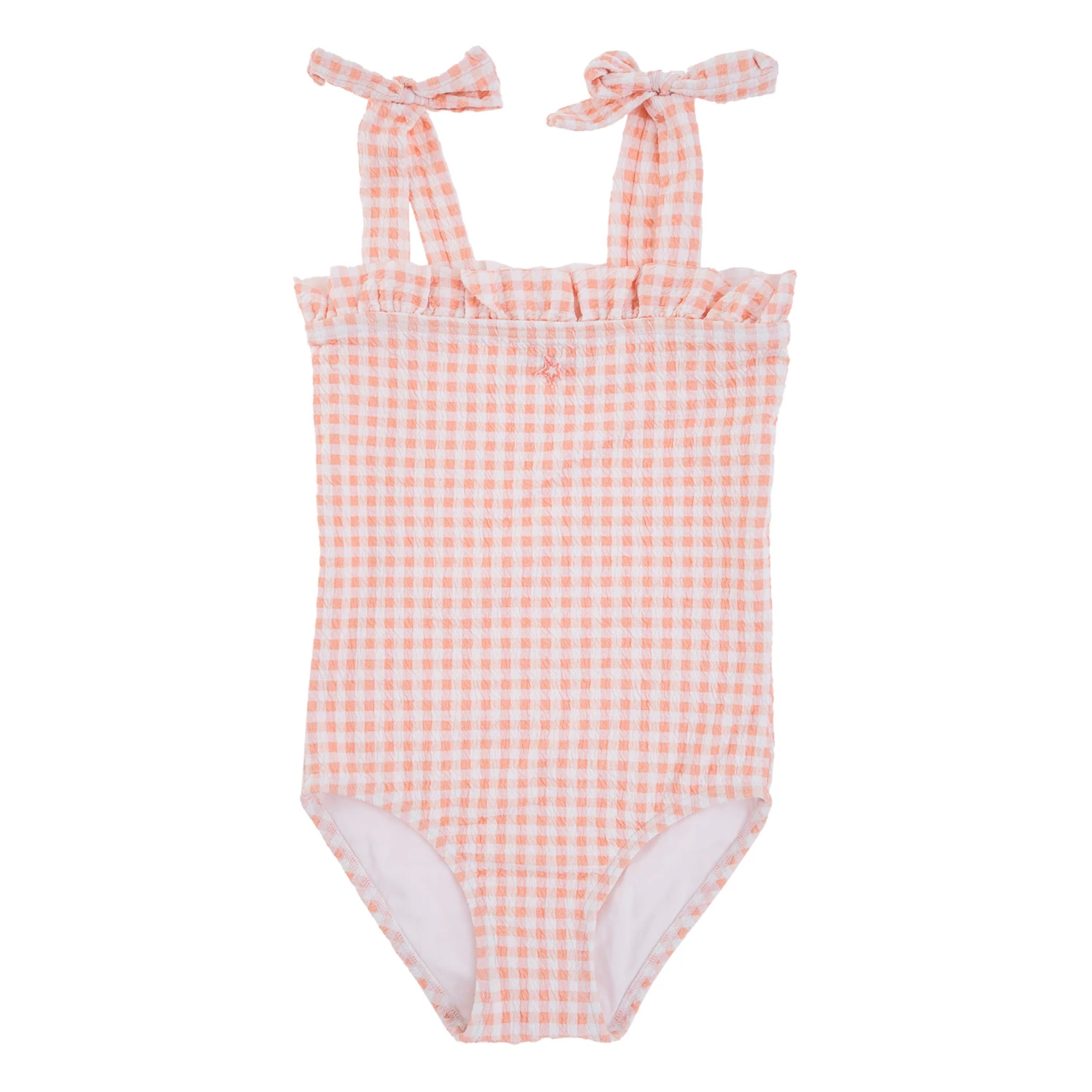 Wholesale β¨ Gingham Bow π©± Swimsuit Pale pink Tocoto Vintage Fashion Children π 1 Wholesale β¨ Gingham Bow π©± Swimsuit Pale pink Tocoto Vintage Fashion Children π