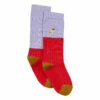 Deals 🔔 Glitter 🧦 Socks Red Sticky Lemon Fashion Children 🔥