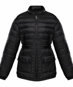 Budget 🔥 Gouria Down Jacket Black Moncler Fashion Teen, Children 👍