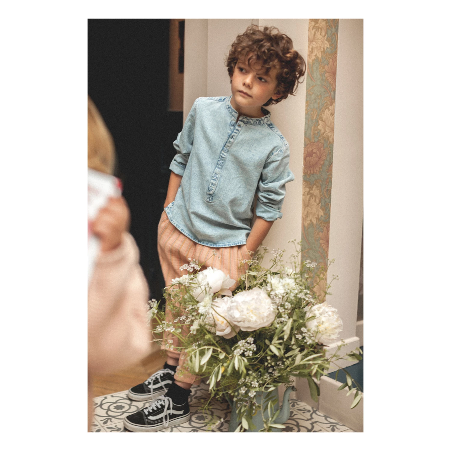 Coupon βοΈ Grand-Père Chambray Kurta Shirt Denim blue Louis Louise Fashion Baby, Children π€© 2 Coupon βοΈ Grand-Père Chambray Kurta Shirt Denim blue Louis Louise Fashion Baby, Children π€© - Image 2
