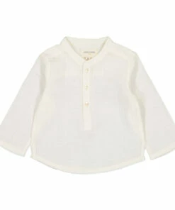 Flash Sale 🔥 Grand-Père Organic Cotton Muslin Kurta Shirt Ecru Louis Louise Fashion Baby, Children 🤩