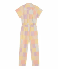 Cheap ⭐ Grasshopper Checked Jumpsuit Pale pink The Animals Observatory Fashion Teen, Children 🌟 -Outlet Kids' Fashion Store grasshopper checked jumpsuit pale pink the animals observatory fashion teen children 5