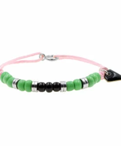 Hot Sale ⭐ Green Puka Bracelet Green Mon Precieux Gem Fashion Teen, Children ✔️