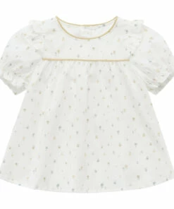 Budget 👍 Greta Shorts + Blouse Ecru Louisiella Fashion Children ✔️ -Outlet Kids' Fashion Store greta shorts blouse ecru louisiella fashion children 2