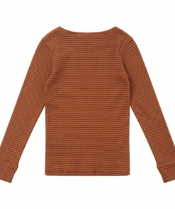 Best Sale 🤩 Greyla Striped T-shirt Camel Caramel Fashion Children 👏 -Outlet Kids' Fashion Store greyla striped t shirt camel caramel fashion children 2