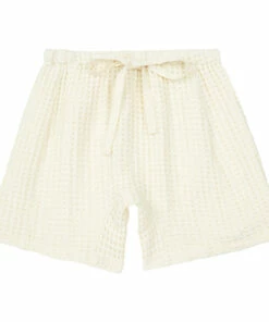 New 👏 Haru Organic Cotton Waffle Shorts Ecru Yoli & Otis Fashion Children ✔️