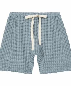 Best deal 👏 Haru Organic Cotton Waffle Shorts Grey blue Yoli & Otis Fashion Children ✨
