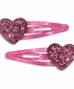 Best deal 👏 Heart Hair Clip Pink Milk x Soda Fashion Children 🎁