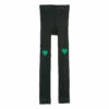 Best deal ⌛ Heart Leggings Dark green Bonton Fashion Children 🧨