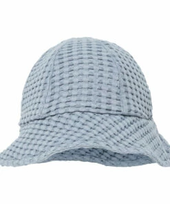Discount ✨ Heves Organic Cotton Waffle Hat Grey blue Yoli & Otis Fashion Children ❤️