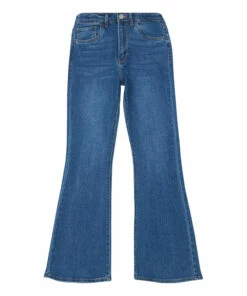 Promo 👍 High-Waisted Flared 👖 Jeans Denim blue Levi's Fashion Teen, Children 🛒
