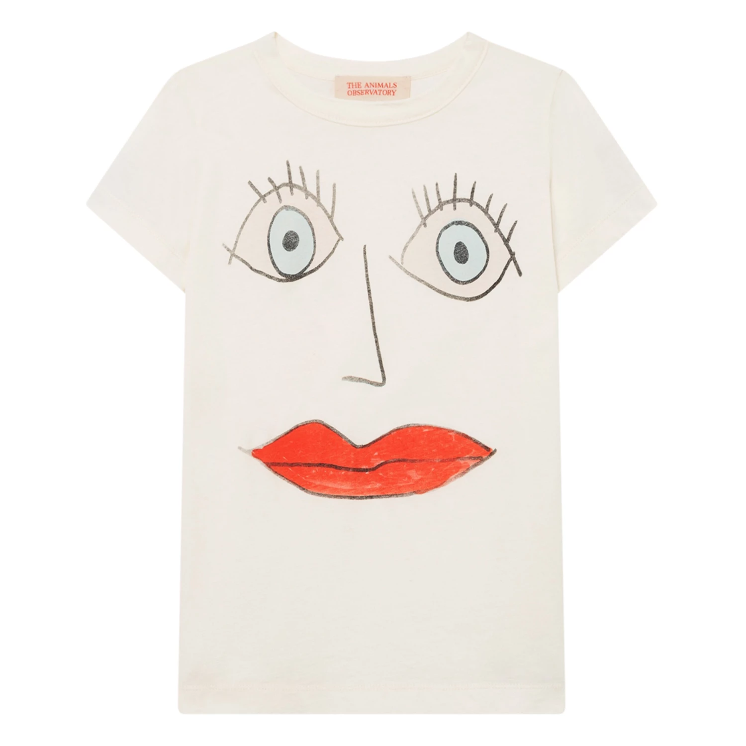 Flash Sale ✨ Hippo Face T-shirt Ecru The Animals Observatory Fashion Children ⌛ 1 Flash Sale ✨ Hippo Face T-shirt Ecru The Animals Observatory Fashion Children ⌛