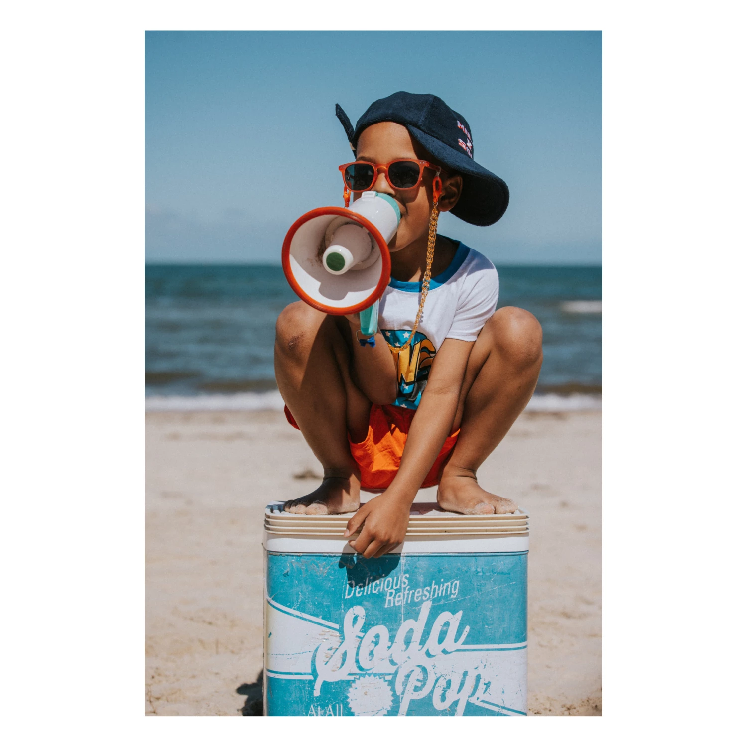 Brand new ๐ Holiday Cap Navy blue Milk x Soda Fashion Children โจ 2 Brand new ๐ Holiday Cap Navy blue Milk x Soda Fashion Children โจ - Image 2