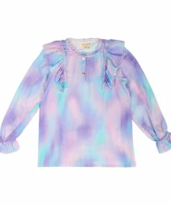 New 👍 Hollyn Blouse Purple Soft Gallery Fashion Teen, Children 😀