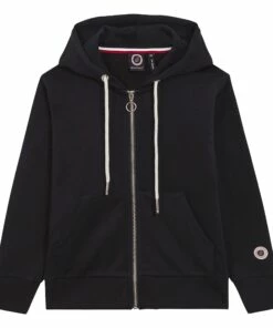 Best deal ✨ Hooded zipped sweatshirt Navy blue Sweet Pants Fashion Teen, Children 😍