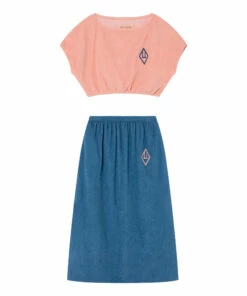 Promo 🎁 Horsefly Terry Cloth 👗 Dress Blue The Animals Observatory Fashion Children ❤️