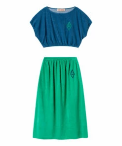 Cheapest 🛒 Horsefly Terry Cloth 👗 Dress Green The Animals Observatory Fashion Children 🎉