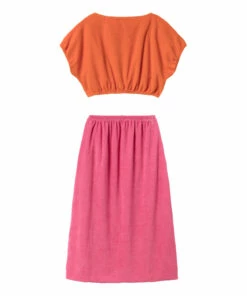 Best Pirce 👏 Horsefly Terry Cloth 👗 Dress Pink The Animals Observatory Fashion Children 🤩 -Outlet Kids' Fashion Store horsefly terry cloth dress pink the animals observatory fashion children 3