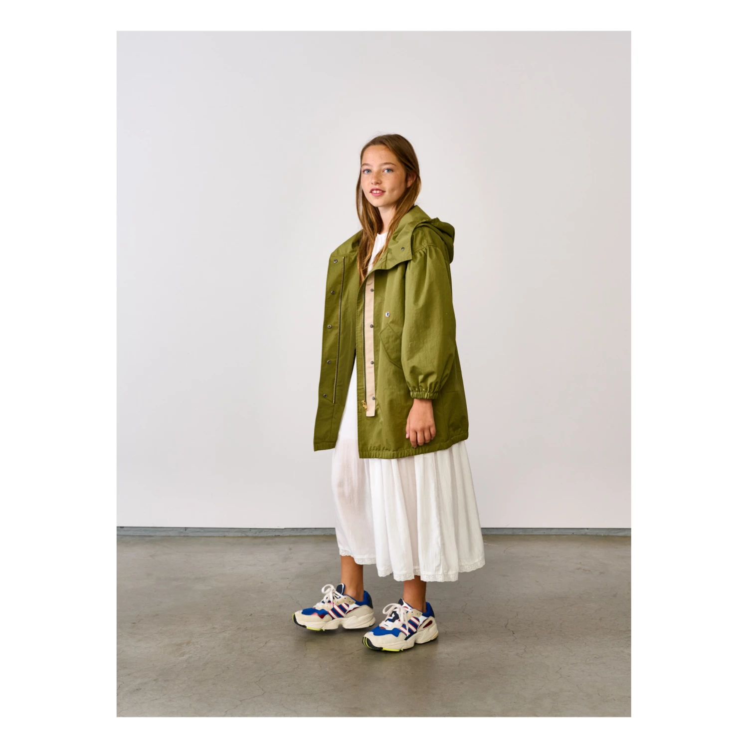 Wholesale ❤️ Hortense Coat Khaki Bellerose Fashion Teen, Children ⌛ 2 Wholesale ❤️ Hortense Coat Khaki Bellerose Fashion Teen, Children ⌛ - Image 2