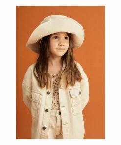 Wholesale 🎁 Howel Denim Jacket Ecru the new society Fashion Teen, Children 😍 -Outlet Kids' Fashion Store howel denim jacket ecru the new society fashion teen children 3