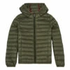 Hot Sale ⭐ Hugo Hooded Down Jacket Khaki Jott Fashion Teen, Children 👏