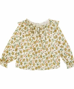 Cheapest 🌟 Indiana Long Sleeve Blouse Off white the new society Fashion Teen, Children 🧨