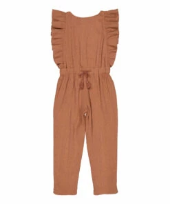 Flash Sale 🎁 Iris Lurex Jumpsuit Terracotta Louis Louise Fashion Children ❤️