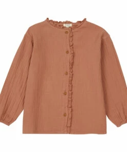 Hot Sale 🎉 Jade Cotton Muslin Blouse Pink Marlot Paris Fashion Children 💯