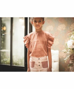 Cheapest 🤩 Jasmin Blouse Terracotta Louis Louise Fashion Children 🎉 -Outlet Kids' Fashion Store jasmin blouse terracotta louis louise fashion children 2