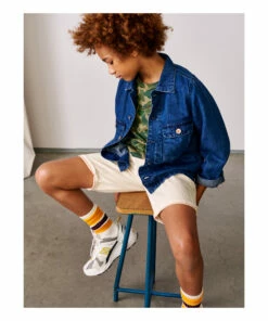 Buy ⭐ Jean Philip Overshirt Denim blue Bellerose Fashion Teen, Children 👍 -Outlet Kids' Fashion Store jean philip overshirt denim blue bellerose fashion teen children 3