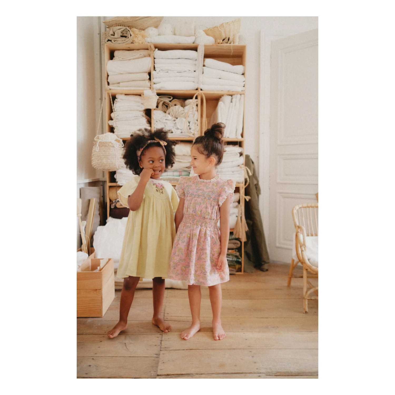 Flash Sale 🌟 Johanna Organic Cotton Muslin 👗 Dress Pale yellow Louise Misha Fashion Children 👍 3 Flash Sale 🌟 Johanna Organic Cotton Muslin 👗 Dress Pale yellow Louise Misha Fashion Children 👍 - Image 3