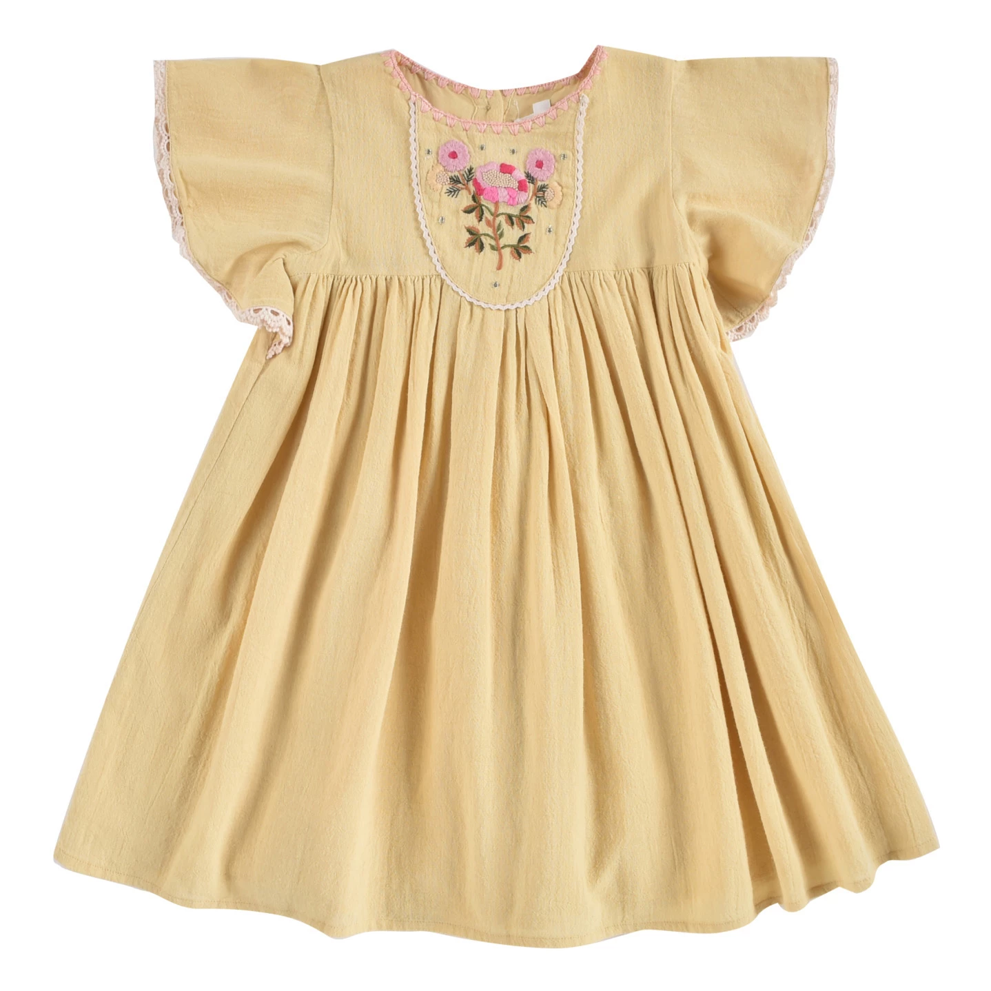 Flash Sale 🌟 Johanna Organic Cotton Muslin 👗 Dress Pale yellow Louise Misha Fashion Children 👍 1 Flash Sale 🌟 Johanna Organic Cotton Muslin 👗 Dress Pale yellow Louise Misha Fashion Children 👍