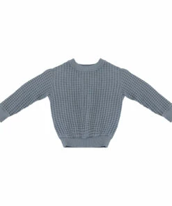 Coupon 🌟 Jorg Organic Cotton Waffle Sweatshirt Grey blue Yoli & Otis Fashion Children 🎁
