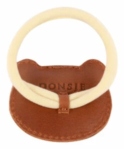 Best deal 🌟 Josy Leather Bear Hair Tie Cognac Donsje Fashion Children ❤️ -Outlet Kids' Fashion Store josy leather bear hair tie cognac donsje fashion children 2