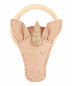 Discount 🔥 Josy Leather Unicorn Hair Tie Pale pink Donsje Fashion Children 🛒