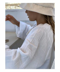 Cheap 🌟 Julide Organic Cotton Muslin 👗 Dress White Yoli & Otis Fashion Children 🌟 -Outlet Kids' Fashion Store julide organic cotton muslin dress white yoli otis fashion children 4