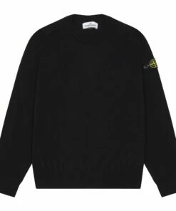 Budget 😍 Jumper Black Stone Island Fashion Teen, Children 🤩