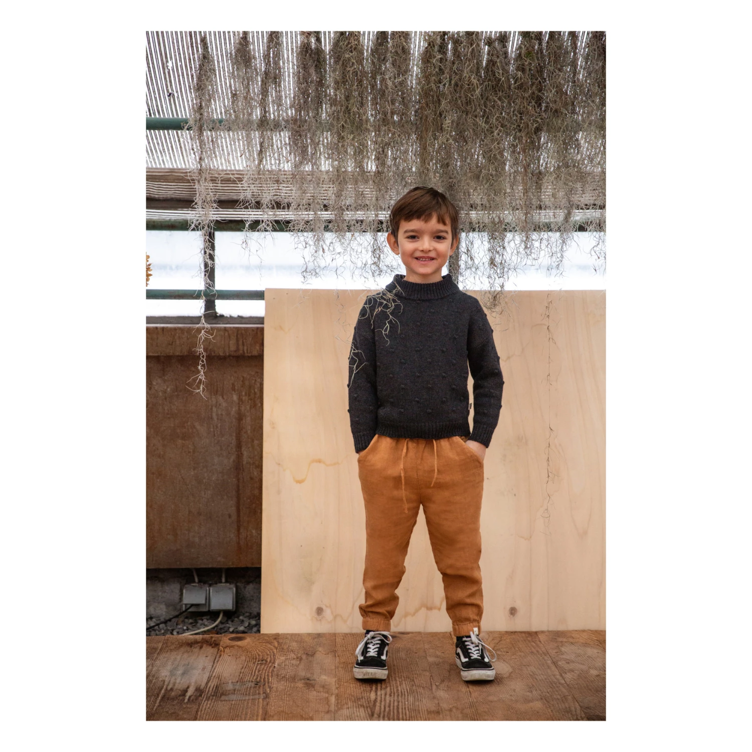 Coupon ๐ June Recycled Knit Jumper Charcoal grey Matona Fashion Children โจ 4 Coupon ๐ June Recycled Knit Jumper Charcoal grey Matona Fashion Children โจ - Image 4