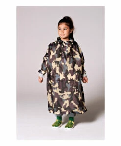 Flash Sale 🔔 Jungle Camo Rain Cape - Kids Collection Brown Rain Kiss Fashion Children 💯 -Outlet Kids' Fashion Store jungle camo rain cape kids collection brown rain kiss fashion children 2
