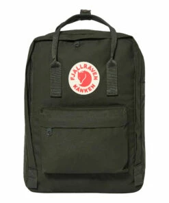 Best Pirce 👍 Kanken Large Backpack Dark green Fjällräven Fashion Teen, Children 💯