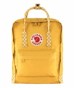 Budget ⭐ Kanken Medium Backpack Yellow Fjällräven Fashion Teen, Children 🌟