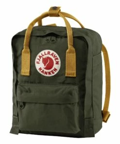 Coupon 💯 Kanken Mini Backpack Chrome green Fj&auml;llr&auml;ven Fashion Teen, Children 👍