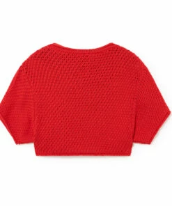 Cheap 😍 Kawaii Cropped Jumper Red Little Creative Factory Fashion Teen, Children 👏 -Outlet Kids' Fashion Store kawaii cropped jumper red little creative factory fashion teen children 4