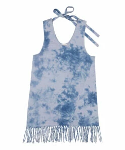 Hot Sale 🎁 Kaya Tie-Dye 👗 Dress Blue Louis Louise Fashion Children 🎁