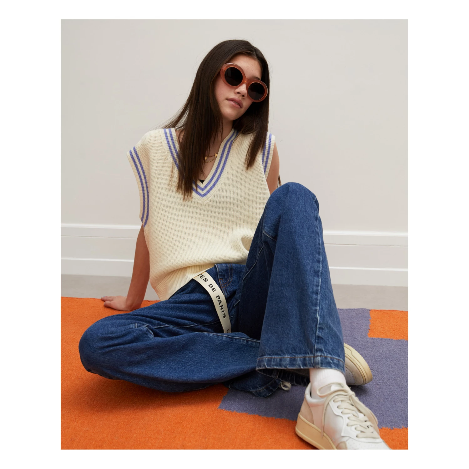 Best Pirce โ๏ธ Kendi Vest Off white Les Coyotes de Paris Fashion Teen, Children ๐ฅ 3 Best Pirce โ๏ธ Kendi Vest Off white Les Coyotes de Paris Fashion Teen, Children ๐ฅ - Image 3