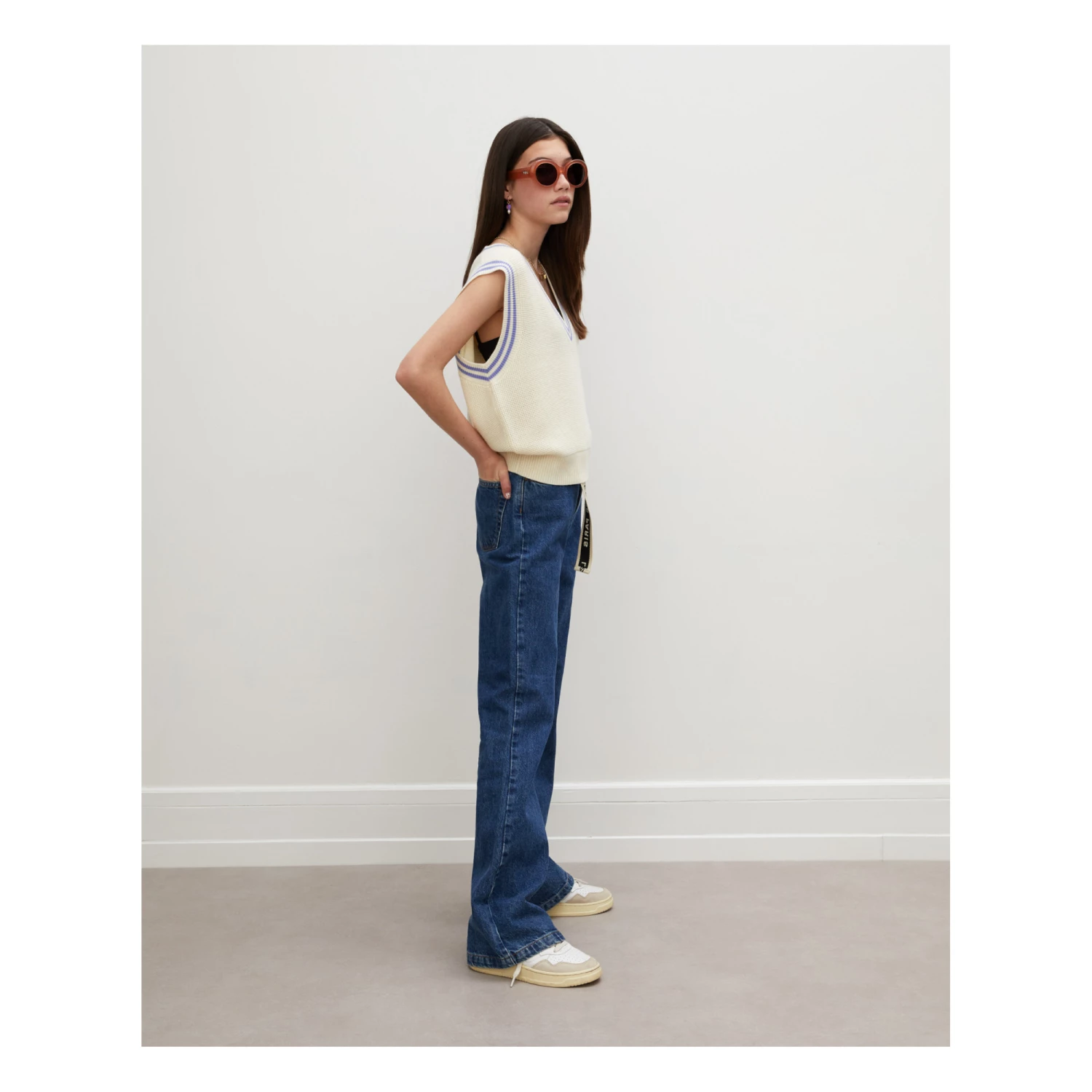 Best Pirce โ๏ธ Kendi Vest Off white Les Coyotes de Paris Fashion Teen, Children ๐ฅ 5 Best Pirce โ๏ธ Kendi Vest Off white Les Coyotes de Paris Fashion Teen, Children ๐ฅ - Image 5