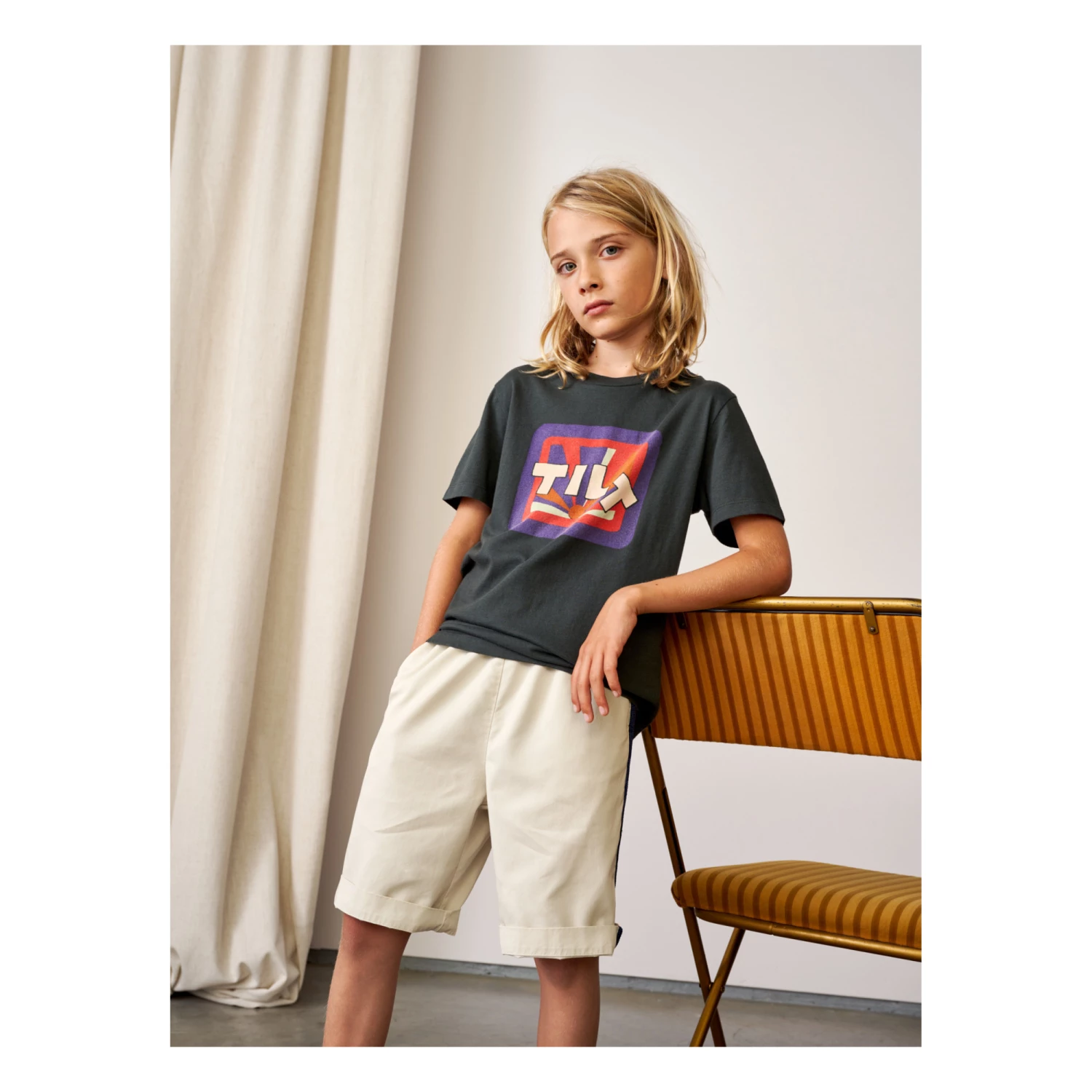 Best Pirce โจ Kenny Sun T-shirt Black Bellerose Fashion Teen, Children ๐ 4 Best Pirce โจ Kenny Sun T-shirt Black Bellerose Fashion Teen, Children ๐ - Image 4
