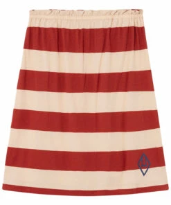 Wholesale ✨ Kitten Jersey Skirt Ecru The Animals Observatory Fashion Children 🤩